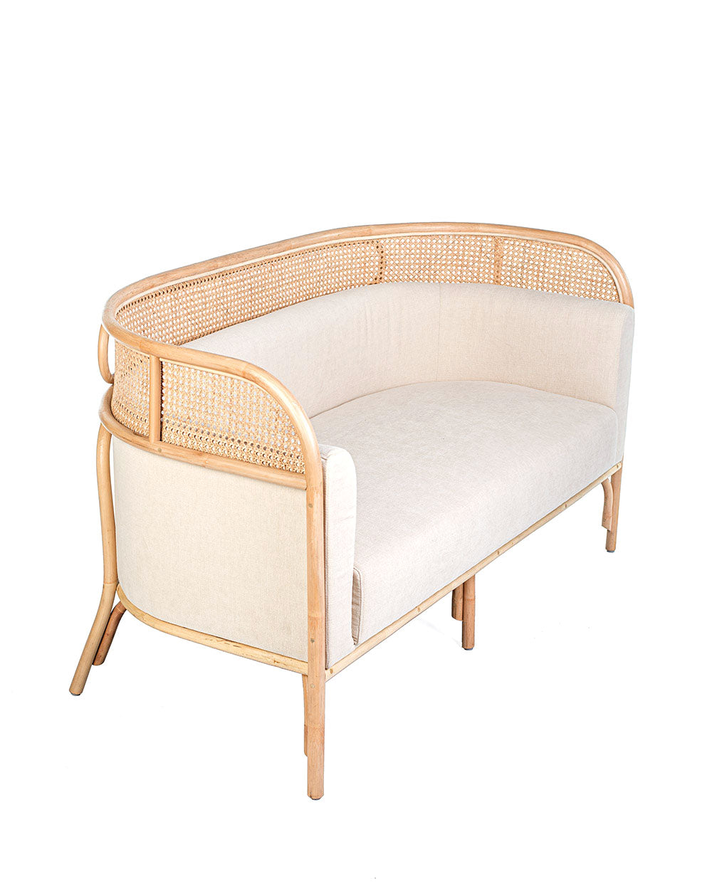 Bamboo & Rattan Duo Sofa | BELLA W