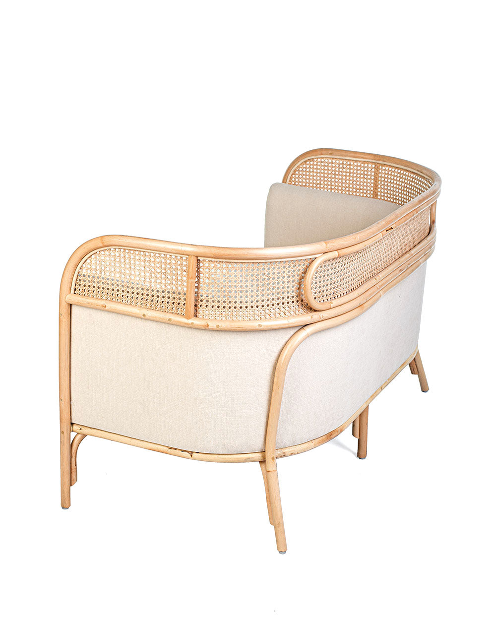 Bamboo & Rattan Duo Sofa | BELLA W