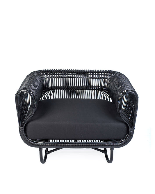 Rattan Solo Sofa | VICTORIA BLACK