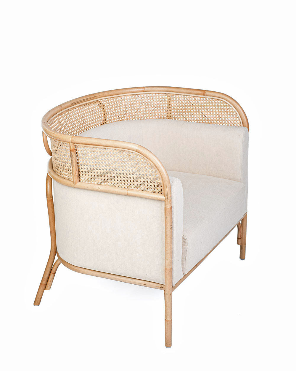 Bamboo & Rattan Solo Sofa | BELLA W