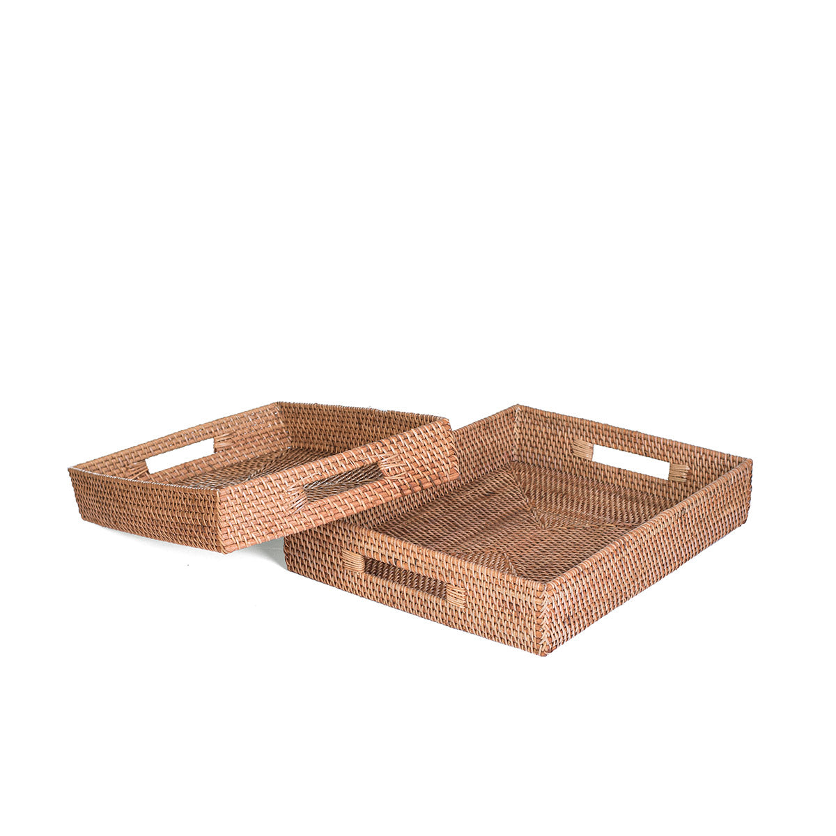 Rattan Tray Set | RECTANGULAR