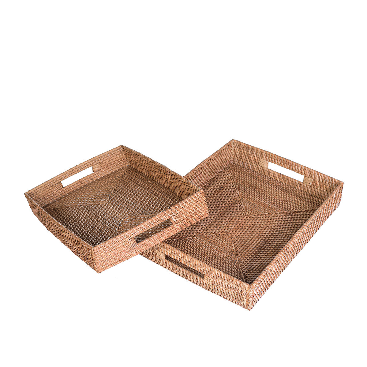 Rattan Tray Set | RECTANGULAR