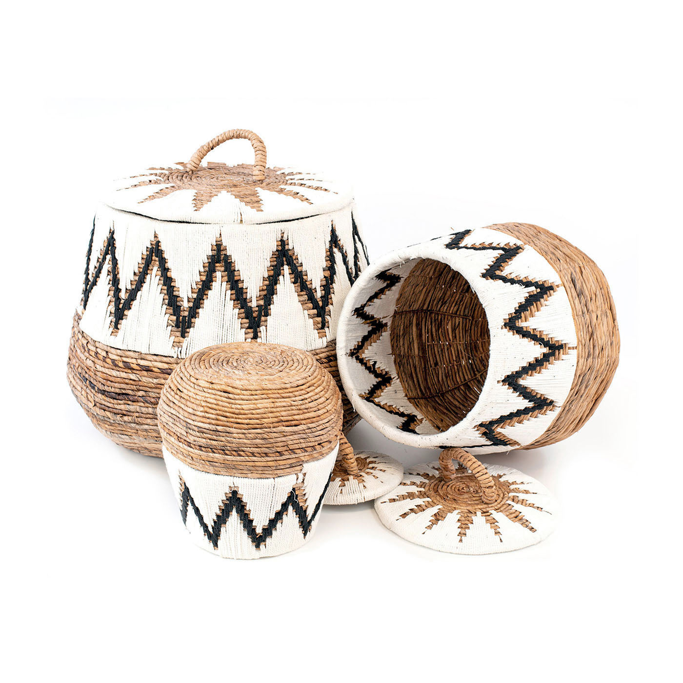 Wicker baskets | NANCY | 3 pieces set