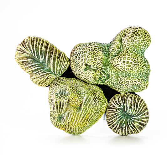 Wall decoration ceramic | CORAL | Green