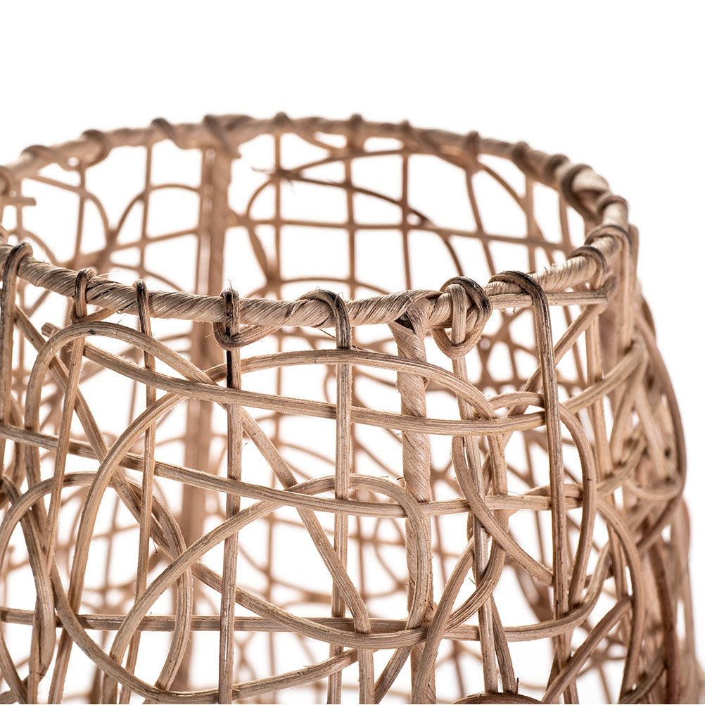 Rattan floor lamp | MAYA | Natural