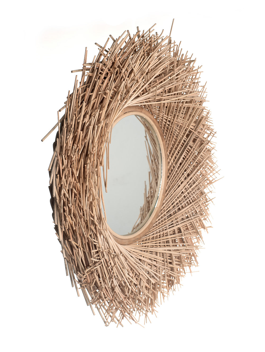 Rattan mirror | PAPAYA