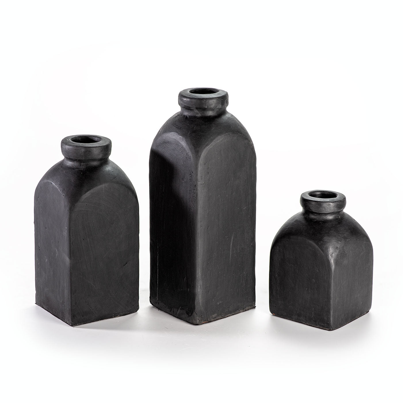 Decorative vases | NERO | 3 pieces set