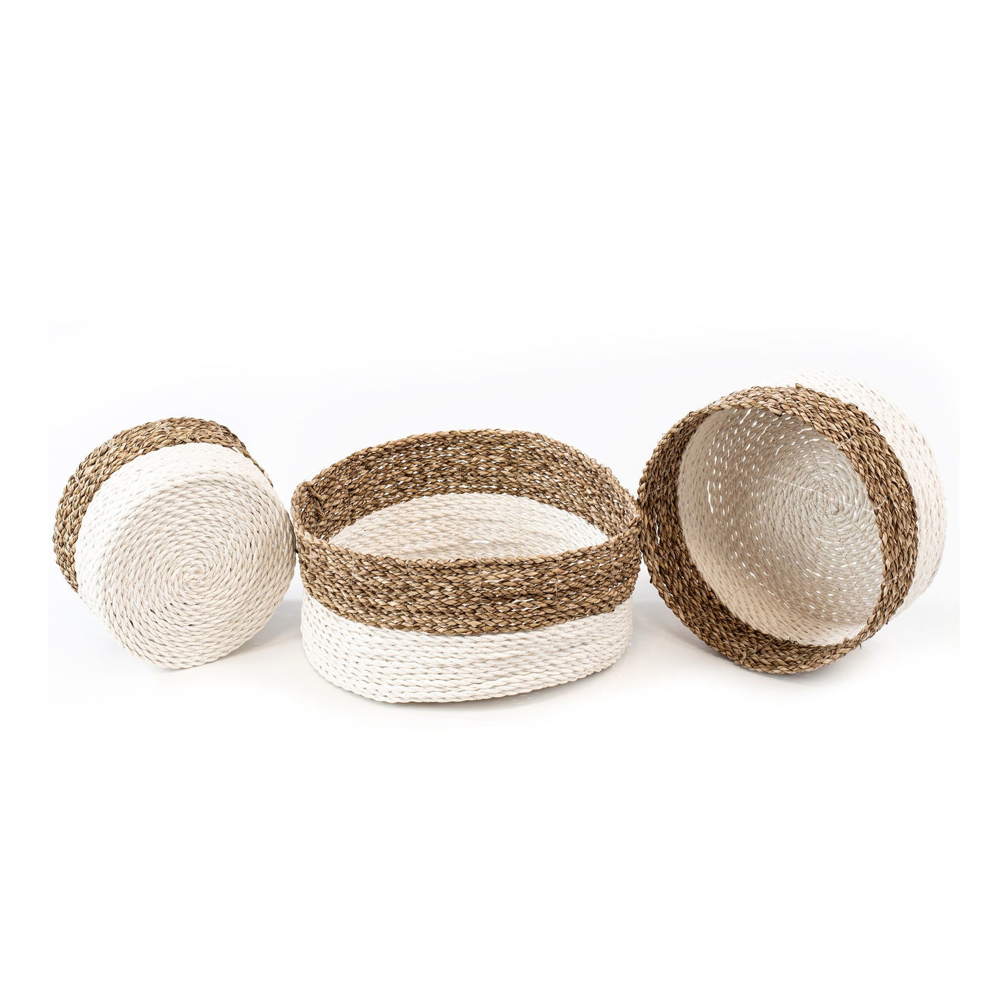 Woven baskets | LUCAS | 3 pieces set